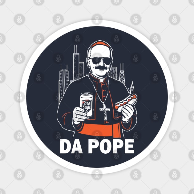 Da Pope Chicago Magnet by Litehouse Tees